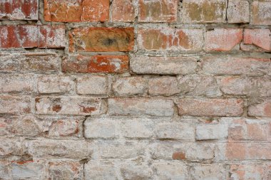 Tuğla doku çizikler ve çatlaklar ile
