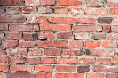 Tuğla doku çizikler ve çatlaklar ile