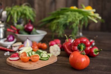 Taze sağlıklı organik sebze. Gıda arka plan