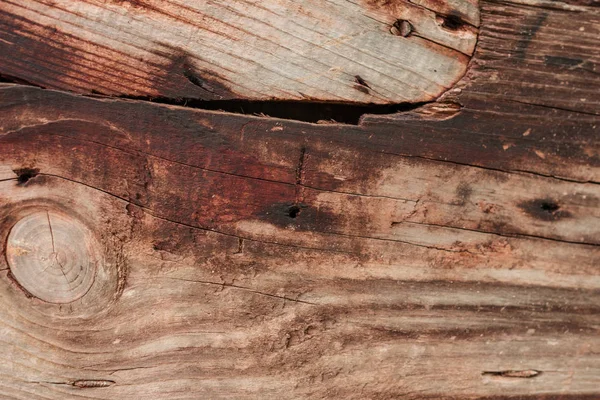 Textura Madeira Com Arranhões Rachaduras — Fotografia de Stock