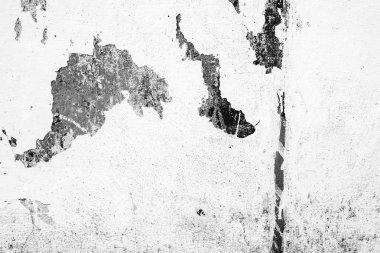 Çatlakları ve çizikleri olan beton bir duvarın dokusu arka plan olarak kullanılabilir.