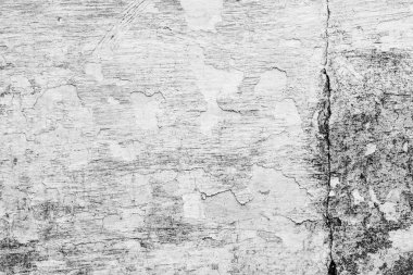 Çatlakları ve çizikleri olan beton bir duvarın dokusu arka plan olarak kullanılabilir.