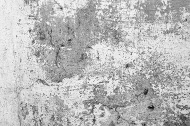 Çatlakları ve çizikleri olan beton bir duvarın dokusu arka plan olarak kullanılabilir.