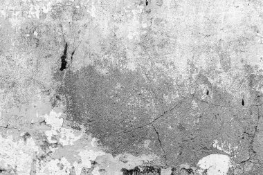 Çatlakları ve çizikleri olan beton bir duvarın dokusu arka plan olarak kullanılabilir.
