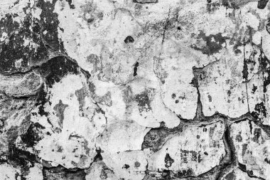 Çatlakları ve çizikleri olan beton bir duvarın dokusu arka plan olarak kullanılabilir.