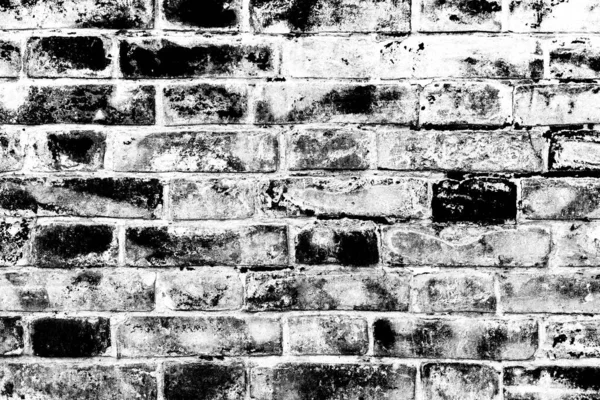 Texture of a brick wall with cracks and scratches which can be used as a background — Stock Photo, Image