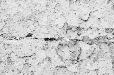 Çatlakları ve çizikleri olan beton bir duvarın dokusu arka plan olarak kullanılabilir.