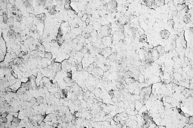 Çatlakları ve çizikleri olan beton bir duvarın dokusu arka plan olarak kullanılabilir.