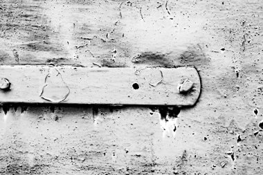 Arkaplan olarak kullanılabilecek çizik ve çatlaklarla metal doku