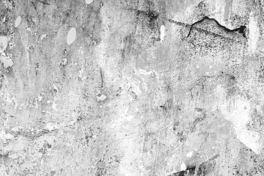 Çatlakları ve çizikleri olan beton bir duvarın dokusu arka plan olarak kullanılabilir.