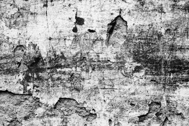 Çatlakları ve çizikleri olan beton bir duvarın dokusu arka plan olarak kullanılabilir.