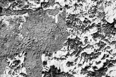 Çatlakları ve çizikleri olan beton bir duvarın dokusu arka plan olarak kullanılabilir.