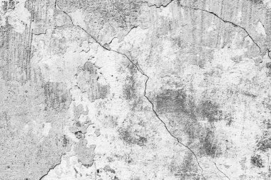 Çatlakları ve çizikleri olan beton bir duvarın dokusu arka plan olarak kullanılabilir.