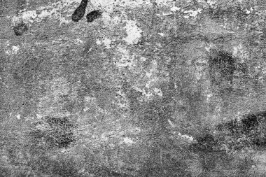 Çatlakları ve çizikleri olan beton bir duvarın dokusu arka plan olarak kullanılabilir.