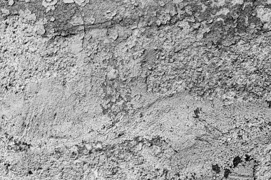 Doku, duvar, beton, arka plan olarak kullanılabilir. Çizik ve çatlaklarla dolu bir duvar parçası.