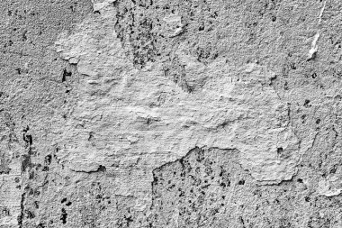 Doku, duvar, beton, arka plan olarak kullanılabilir. Çizik ve çatlaklarla dolu bir duvar parçası.