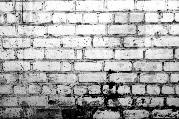 Texture Brick Wall Can Used Background Brick Texture Scratches Cracks — Stock Photo, Image