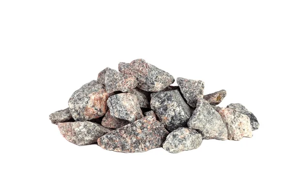 Piedra Triturada Fondo Texturizado Abstracto Textura Áspera Piedra Material Construcción —  Fotos de Stock