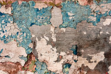 Doku, duvar, beton, arka plan olarak kullanılabilir. Çizik ve çatlaklarla dolu bir duvar parçası.