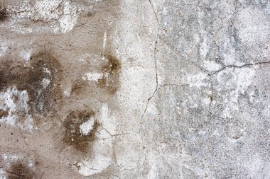 Doku, duvar, beton, arka plan olarak kullanılabilir. Çizik ve çatlaklarla dolu bir duvar parçası.