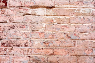 Doku, tuğla, duvar, arka plan olarak kullanılabilir. Çizik ve çatlaklarla tuğla dokusu