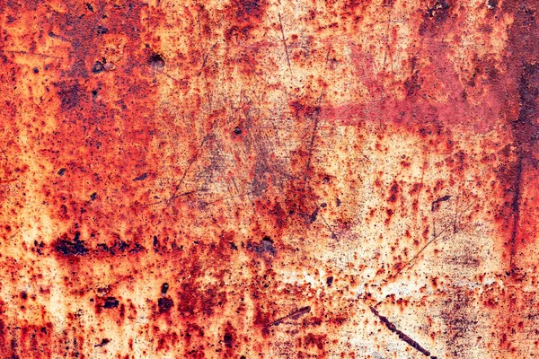 Textura Roja Gruesa Superficie Vieja Barco Metal Fondo Abstracto Fondo — Foto de Stock