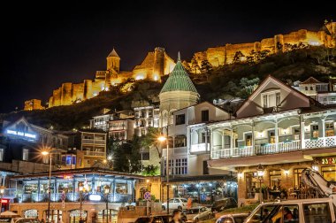 Georgia, Tbilisi gece .