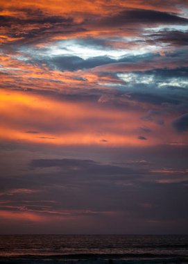 Goa fantastik dünyaca ünlü günbatımı.