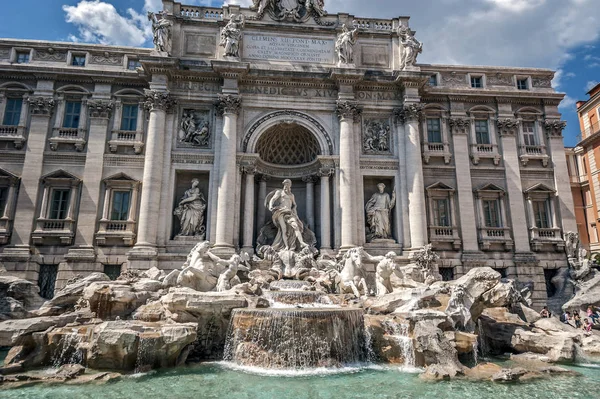Italtya, Rome. Trevi fontein. — Stockfoto