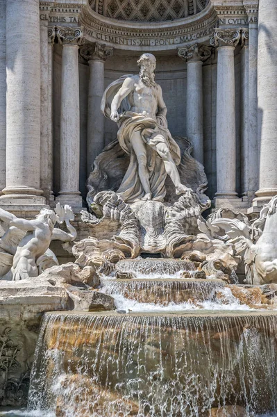 Italtya, Roma. Detalhe da Fonte de Trevi . — Fotografia de Stock