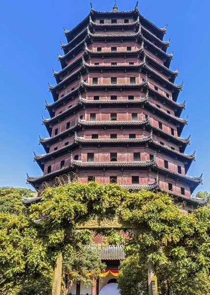 Hangzhou. Liuhe-Pagoda (Lyuheta). — Stock Fotó