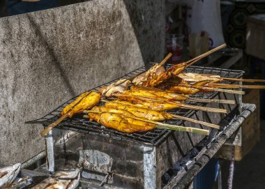 Tayland, Thailand, Krabi il. Tay lokanta.