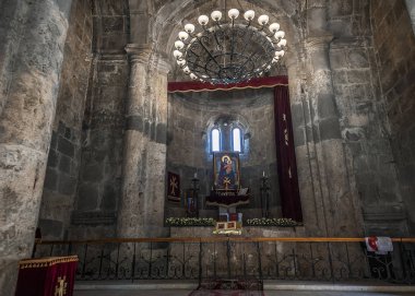 Onikinci yüzyılda Ahtamar Stepanos kilisenin sunak 