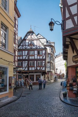 Onun tipik evleri ile pitoresk köy