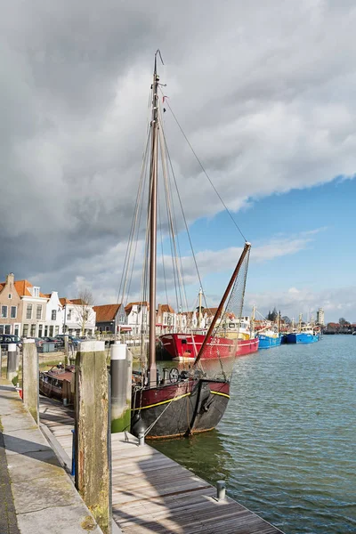 Portu zabytkowego miasta Zierikzee Zeeland — Zdjęcie stockowe