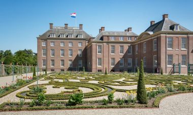 Hollanda Barok Bahçe in Loo Sarayı Apeldoorn