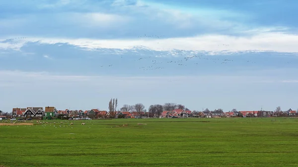 Panorama of the island of Marken — Stock Photo, Image