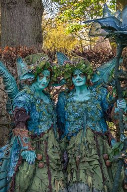 Orman perileri Elf fantezi adil üzerinde