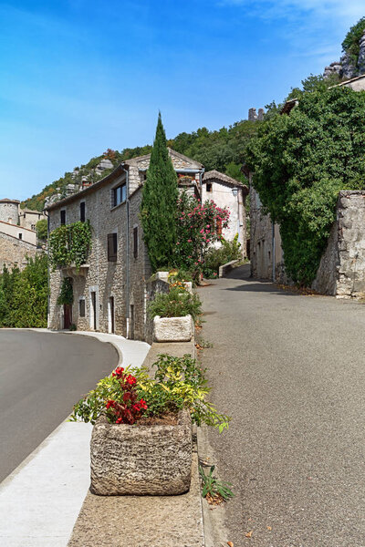 Impression of the village Vogue which is recognized as historical heritage and is considered one of ten charming villages of France
