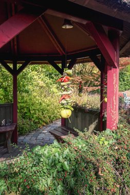 Sebze Bahçe evde asılı yapılmış özgün dekorasyon