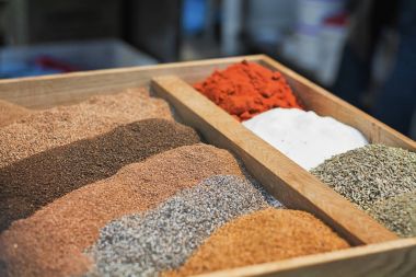 Birkaç lezzetli baharat Utrecht yemek Festivali