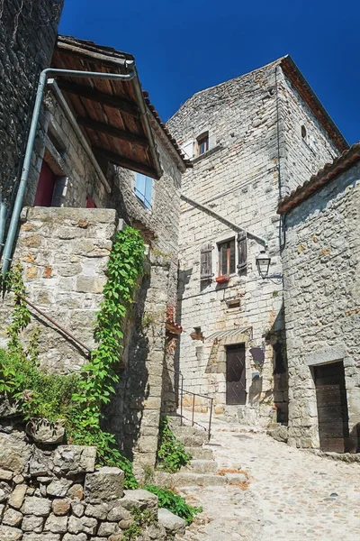 Wrażenie wsi Balazuc Francji, w regionie Ardeche — Zdjęcie stockowe