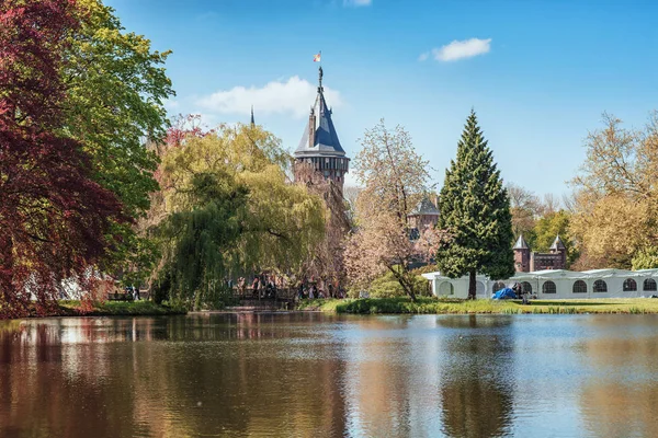Kale De Haar parkta ayardır Elf fantastik bir açık fantezi olaydır, kale de Haar Fuarı (Elfia)