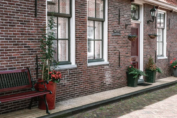 Эдам Нидерланды Сентября 2019 Года Декорированный Фасад Дома Эдаме Нидерланды — стоковое фото