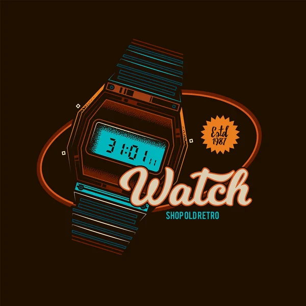 Emblem_watch_02 — 图库矢量图片