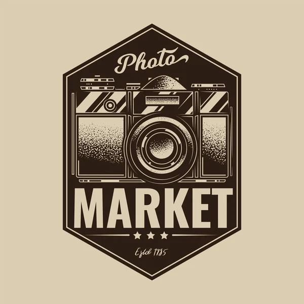 Emblema _ photo _ 03 — Vetor de Stock