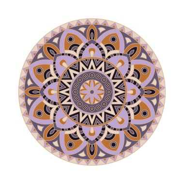 Vektör yuvarlak mandalalar süsleme. Soyut tasarım daire öğesi. Tasarımınız için grafik şablonu.