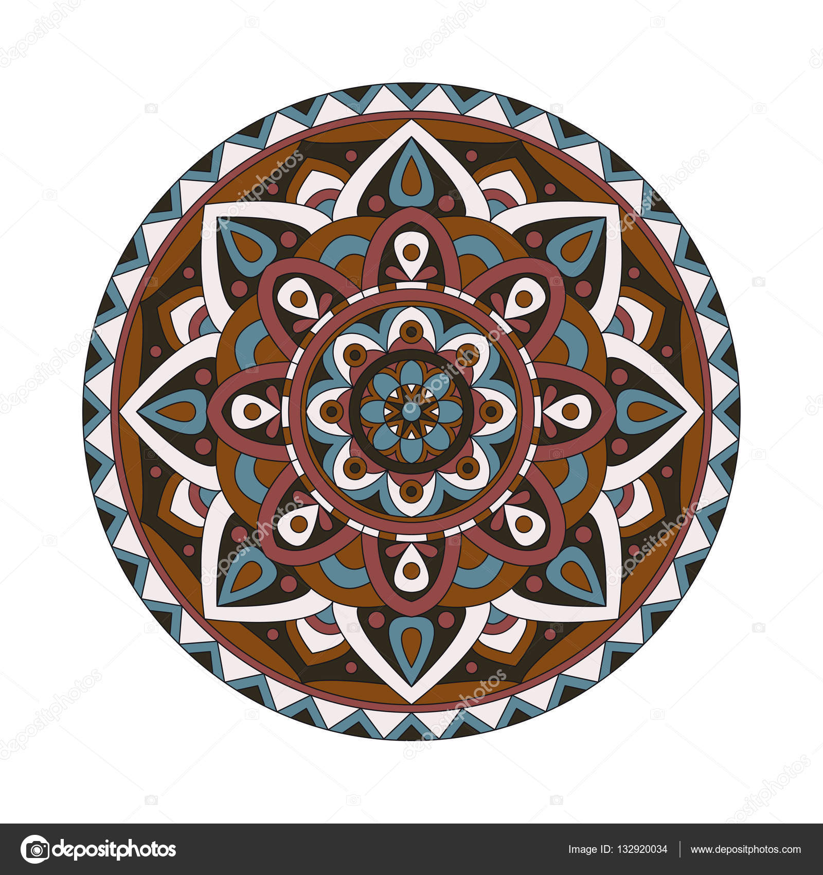 Download Round mandalas in vector. Abstract design element ...