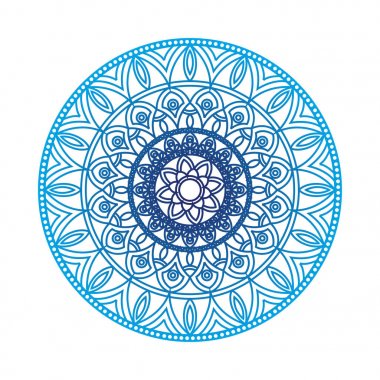 Vektör yuvarlak mandalalar. Soyut tasarım öğesi. Dekoratif retro süsleme. Tasarımınız için grafik şablonu