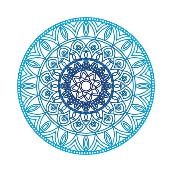 Round mandalas in vector. Abstract design element. Decorative retro ornament. Graphic template for your design — Stock Vector